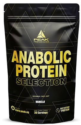 PEAK Yummy Vegan Protein - 450g Geschmack Chocolate Brownie I 15 Portionen I Proteinquellen: Kürbis, Favabohne, Erbse, Mandel, Hanf I frei von Gentechnik I glutenfrei