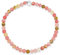 Bling Jewelry Collana girocollo in stile occidentale con perline rotonde opache da 10MM in diaspro taupe misto multicolore e quarzo rosa, chiusura placcata in argento da 17 pollici per donne.