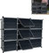 AufuN DIY Schuhregal mit 18 stapelbaren Schuhboxen Schuhschrank mit Magnetverschluss Steckregal, 6 stufiger Kunststoff Schuhregale Organizer für Schrank Flur Schlafzimmer Eingang(122x32x93cm)