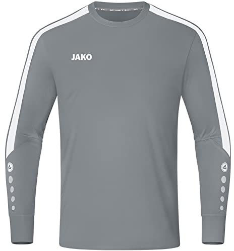 JAKO Kinder Torwart-Trikot Power (Langarm), Steingrau, 116