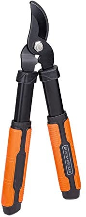 BLACK+DECKER Astschere - 38.1 x 17.8 x 3 CM - 560 G - Schwarz/Orange