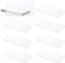 AHANDMAKER 20 Stück Transparente Acryl Wedding Tischnummern, Rechteckiges Namensschild Aus Acryl Leere Sitzplatzkarten Hochzeitstisch-Sitzplankarten Für DIY-Gast-Namensschilder