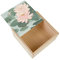 Box aus Holz – Lotusblüte, japanischer Stempel, japanische Illustration, traditionelles Kunstmotiv (11 x 11 x 3,5 cm)