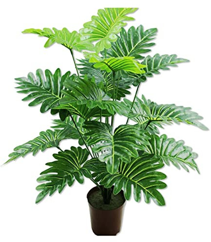 RCIDOS Top Aesthetics 70CM 18 Tenedor Plantas Artificiales Grandes Monstera Plástico Tropical Palmera Rama Árbol de Coco Falso Hogar Sala de Estar Oficina Decoración (Color : 70cm D)