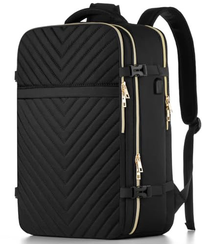 MOMUVO Rucksack Damen Groß,Handgepäck mit Flugzeug Reiserucksack Schulrucksack Wasserdicht Tasche Schultasche Tagesrucksäcke Ryanair für Schule Arbeit Reise