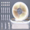 BENLUN 12V COB LED Strip Unterschrank Beleuchtung Küche 10M, Schneidbar 6000K Kaltweiss LED Streifen Selbstklebend mit Dimmer und Netzteil für Schrankbeleuchtung, Akustikpaneele, Schrank