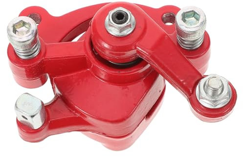 PLAFOPE Motorcycle Rear Brake Caliper Replacement Atv Disc Brake Pads Red Paint