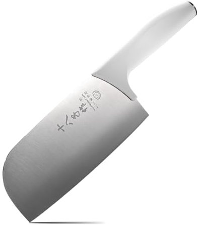 SHI BA ZI ZUO Cuchillo para Carne Cuchillo de Chef de Acero Alto Carbono para Cortar y Rebanar sin Esfuerzo,Cuchillo Profesional de Cocina con Mango de Plástico Antideslizante