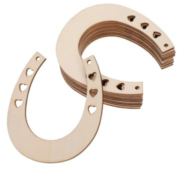 NUOBESTY 24stücke Diy Holzspäne Für Basteln Blanko Holzanhänger Natur Holzchips Für Malerei Und Dekoration Heimwerker Zubehör in Verschiedenen