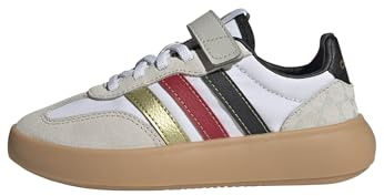 adidas Unisex Kinder BARREDA Decode Shoes Children, FTWR White/core Black/Gold met., 30 EU