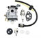 Genérico Carburador Kits de carburador para Kawasaki TH23 TH26 TH34 23CC 25CC 26CC 33CC 35CC para bujía, Tubo Flexible de Filtro de Combustible