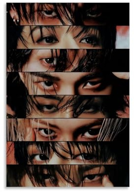 QPKNZNBAR Stray Poster Kids Music Collage Korean Band Vintage Für Zimmer, Ästhetische Leinwand-Wandkunst, Schlafzimmer-Dekor Posters 12x18inch(30x45cm)