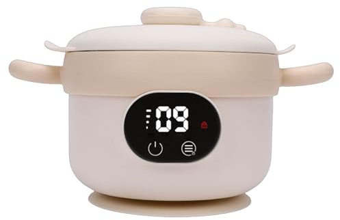 banapoy Scaldavivande Per Bambini, Portapranzo Elettrico Senza Fili Ciotola Per Alimenti A Temperatura Costante, Portapranzo A Riscaldamento Rapido Senza Acqua, Ciotola Riscaldante (albicocca al