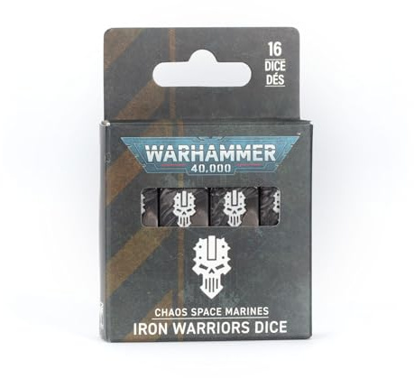 Games Workshop - Warhammer 40.000 - Iron Warriors: Würfelset