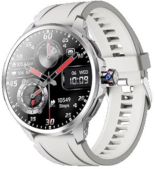KAIRUIXING H99 4G Smart Watch Android 8.1 OS Smartwatch 8GB 128GB NFC Supporto 5G SIM Card GPS WiFi Camera Smartwatch Uomo Donna Orologio Ore (argento, 16GB 256GB)