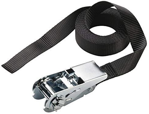 Master Lock 3223EURDAT - Zurrgurt mit Ratsche ohne Haken 2,50m- mit gedrucktem Logo