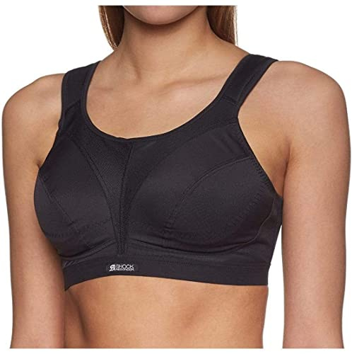 Champion Women's Shock Absorber SN109 Active D+ Classic Bra, BlackBlack (0DT)36DD UKBlack, Black (0DT), 36DD UK