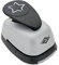 Wedo 168417 Motivlocher Popup Maxi Stern, 3D Effekt, Ausstanzung 3,5 x 3,0 cm, Auffangbehälter, schwarz / grau