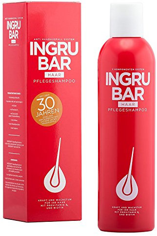 INGRUBAR Haarpflege-Shampoo (1 x 250 ml) | für gesunde Kopfhaut und Haarwachstum | vegan | für Männer & Frauen