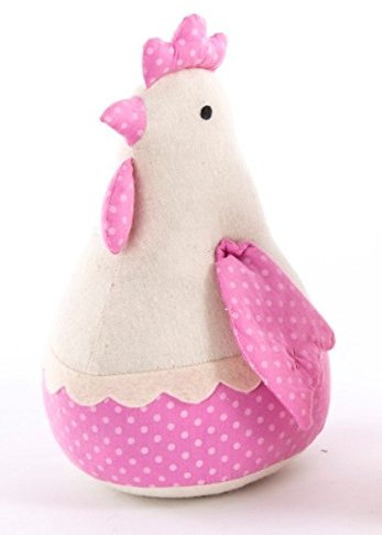 AVENUELAFAYETTE Cale Porte Bloque Porte Poule en Tissu (Rose)