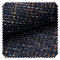 novely® LANZ Premium Möbelstoff | Schwerer Webcharakter | grob gewebter Polsterstoff | Struktur-Stoff | 15 Farben | Meterware | 1lfm (14 Navy Braun)
