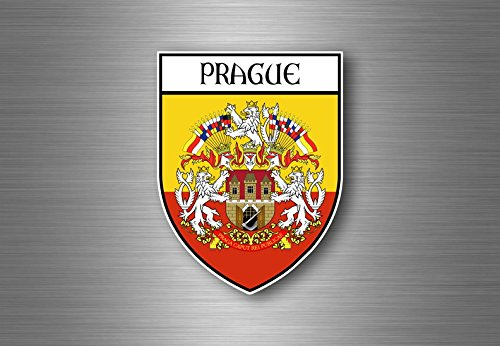 Aufkleber sticker autoaufkleber wappen schild flagge praha prag tschechien