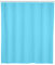 Allstar Rideau de douche Zen bleu - hydrofuge, entretien facile, Polyéthylène, 120 x 200 cm, Bleu