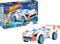 Revell 50310 Mach Speeder, Spielzeugauto 1:32 mit Sprungschanze Hot Wheels Maker Kitz-zusammenbauen und losfahren, mit Rückziehmotor (Pull Back), weiß/orange