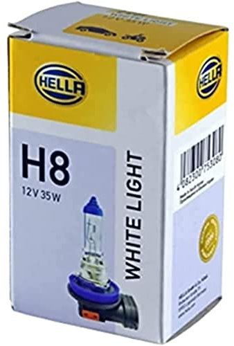 HELLA 8GH 223 498-141 Glühlampe - H8 - White light - 12V - 35W - Sockelausführung: PGJ19-1 - Schachtel - Menge: 1