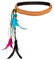 Boland 44548 - Stirnband Festival, Haarband mit Federn, für Erwachsene, Boho-Kopfschmuck, Hippie, Indianerin, Karneval, Fasching, Fastnacht, Mottoparty, Halloween