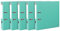 Exacompta 53303SE 5er Pack Premium-Ordner. Made in Germany. Kunststoffbezug außen und innen 8 cm breit DIN A4 MAXI hellgrün Ringordner Aktenordner Briefordner Büroordner Plastikordner Schlitzordner