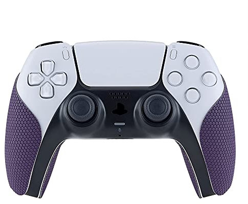 eXtremeRate PlayVital Protection pour ps5 Manette Grip Sticker,Autocollant Poignée pour ps5 Accessoires Controller,Skin Antidérapants-Violet