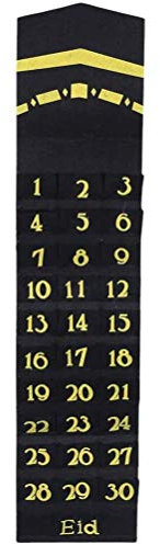 taianle Ramadan Kalender - Eid Mubarak Hängen Countdown-Kalender Adventskalender 2021 für Kinder Eid Geschenke Ramadan Dekorationen