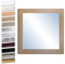 Bilderdepot24 Wandspiegel Spiegel Badspiegel Holzrahmen komplett mit Echtglas - Eiche Grand - ca. 50x50 cm I SUA-6071 V-X