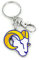 aminco Los Angeles Rams Logo Schwerer Schlüsselanhänger NFL-KT-091-33-N Teamfarbe Einheitsgröße
