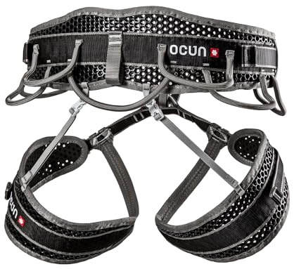 Ocun WeBee Bigwall Klettergeschirr, Grau/Schwarz, L-XL
