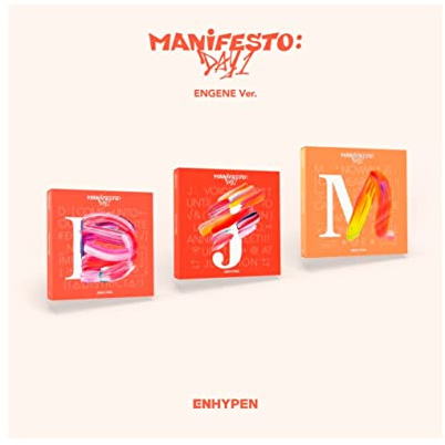 Kakao M ENHYPEN – MANIFESTO : DAY 1 ENGENE VERSION CD (Random Ver.), 105 x 102 x 40 mm
