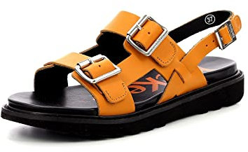 Neosummer, Sandales Femme, Orange, 37