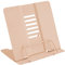 Geoyien Support livre, Porte livre, Pupitre de lecture, Support de lecture multifonctionnel métal, angle réglable, posture assise correcte, réduction fatigue, pour bureau, école, maison (Rose Clair)