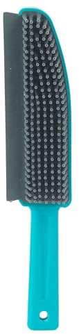 Beldray LA034207UFFEU7 Antibac Pet Plus Upholstery Brush, Dog Cat Hair Lint Remover Brush, Rubber Bristles & Squeegee Scraper Lip Edge, For Rugs, Furniture, Pet Beds, Handheld/Portable Carpet Sweeper