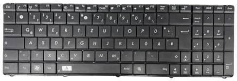 T-ProTek DEUTSCHE - Schwarz Tastatur Keyboard Version 4 kompatibel für ASUS X75A, X7BJ