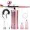 rhinowisdom Airbrush Cordless Airbrush-Kit Compressor Rechargeable - 30PSI High Pressure Airbrush Gun Wireless Air Brush for Model Painting, Makeup, Barber, Nail Art, Cake Decor