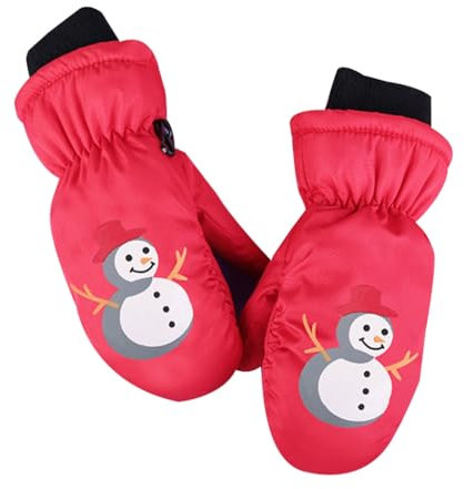 Kinder-Skihandschuhe, wasserdicht und bequem, Kinder-Schneehandschuhe, warme Winterhandschuhe zum Klettern und Reiten, warme und wasserdichte Handschuhe, Handschuhe für 3–6 Jahre alte Kleinkinder