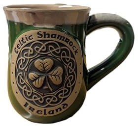Guinness Celtic Shamrock Pottery Mug