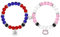 yumcute Matching Armbänder Kitty Spider Magnetische Armbänder Paar Damen Herren Herz-veränderter Partnerarmband Freundin Partner Geschenk für Halloween und Valentinstag