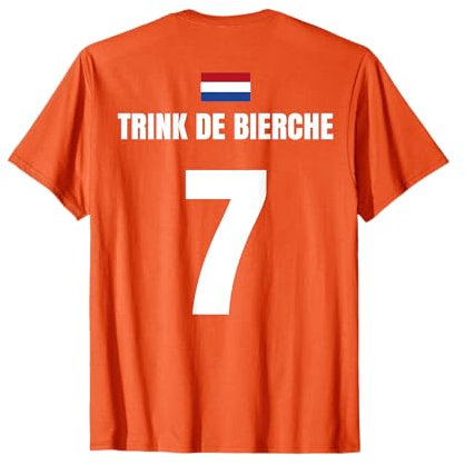 Trink de Bierche Holland Niederlande Sauf Trikot Herren T-Shirt