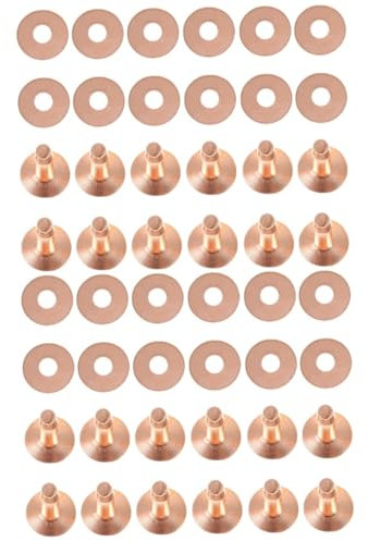 SEWACC 100 Sets Lederhandwerksnieten Legierungsmetall Gepäcknieten-sets Für Die Herstellung Von Zubehör