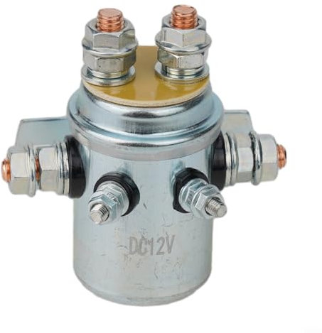 12 V Seilwinde Relais, Metall, 12 V, Relaisschalter, Windenschütz, Magnetspule, normalerweise offene Kontakte für Seilwinde oder Hebebühne, Geländewagen