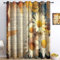Verdunkelungsvorhänge Vintage Blumen Auf Papier 150 x 166 cm Bunt, Blickdichte Vorhänge Mit Ösen Thermovorhang Kälteschutz, Bedruckt Muster Blickdicht Gardine Für Schlafzimmer Wohnzimmer Deko