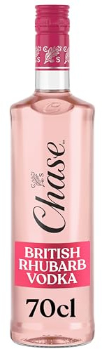Chase British Rhubarb Vodka | 40% vol | 70cl | Inspired by the Wild | Fresh Rhubarb & Sweet Vanilla | Enjoy as a Vodka & Lemonade or in Cocktails